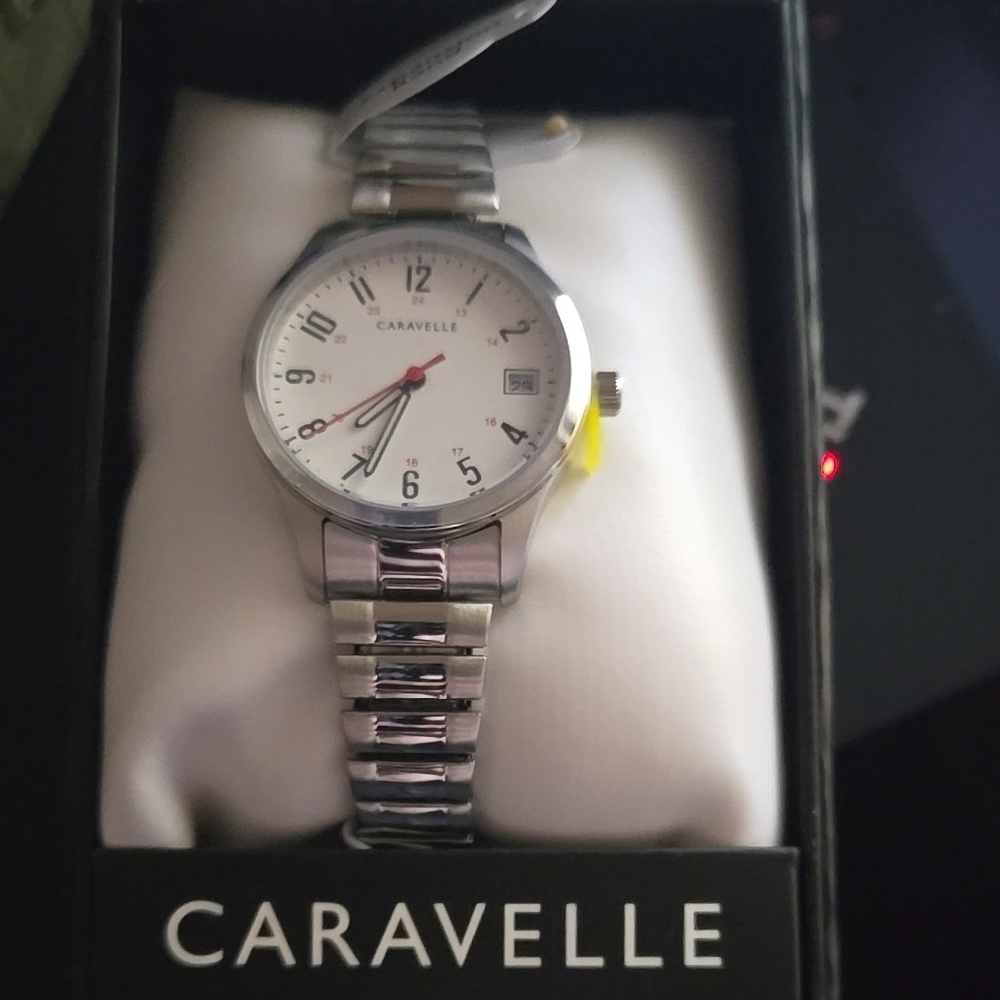 Caravelle Silver Women's Watch